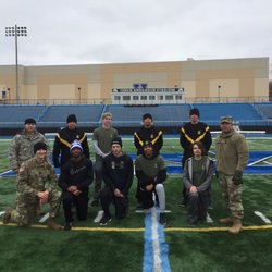 US Army Recruiting Station - With our Future Soldiers after winning the Minneapolis Company Flag Football Competition.