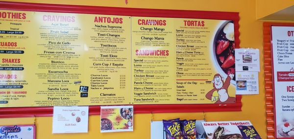 Menu photo 1 Chango Mango Chula Vista, CA