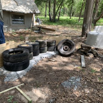 Animal Farm - Making base for seating - CSA Near Me - Cat Spring, Texas Animal Farm - Making base for seating - CSA Near Me - Cat Spring, Texas