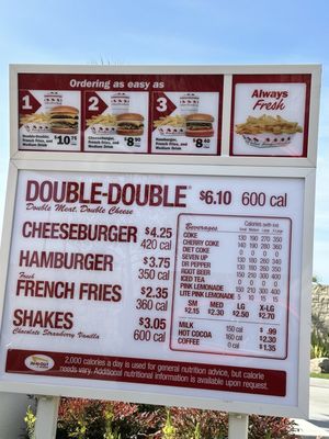 Menu photo 7 In-N-Out Burger San Diego, CA Menu photo 7 In-N-Out Burger San Diego, CA