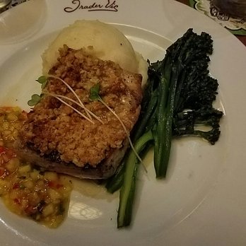Trader Vic's - Macademia-crusted Mahi Mahi at Trader Vic's - Hawaiian Near Me - Emeryville, California Trader Vic's - Macademia-crusted Mahi Mahi at Trader Vic's - Hawaiian Near Me - Emeryville, California