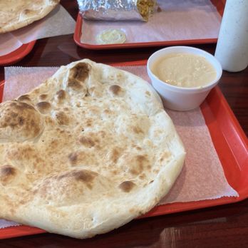 Kabob Express - Hummus with Bread - Afghan Near Me - Centreville, Virginia