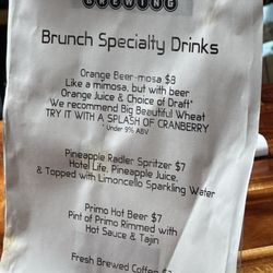 Hailstorm Brewing Company - Specialty Drinks