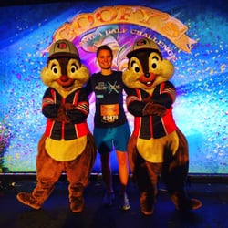 Walt Disney World Half Marathon - Chip and Dale pre-race!
