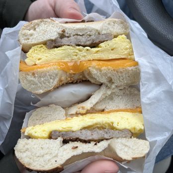 Bialy's Bagels - sausage egg n cheese - Bagels Near Me - Cleveland, Ohio Bialy's Bagels - sausage egg n cheese - Bagels Near Me - Cleveland, Ohio
