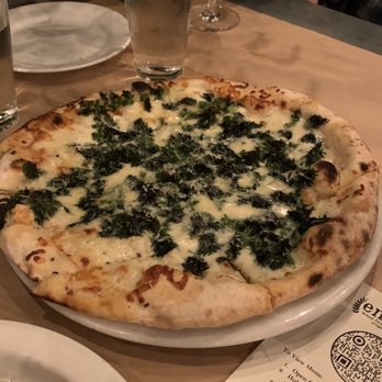 Ember - Cheese and fresh nettle pizza. - New American Near Me - Arroyo Grande, California