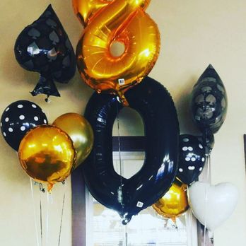 Butterr Up Balloons - Black & Gold. Spades & Hearts - Balloon Services Near Me Butterr Up Balloons - Black & Gold. Spades & Hearts - Balloon Services Near Me
