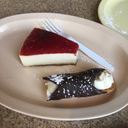 a slice of cheesecake and a slice of jelly a slice of cheesecake and a slice of jelly