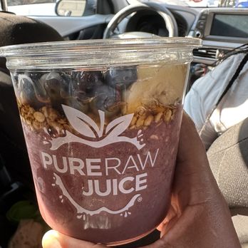 Pure Raw Juice - Açaí bowl! - Juice Bars & Smoothies Near Me - Baltimore, Maryland