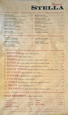 Menu photo 4 Pizzeria Stella Philadelphia, PA Menu photo 4 Pizzeria Stella Philadelphia, PA