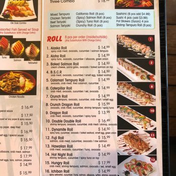 Oki Doki Sushi - Menu - Sushi Bars Near Me - Hermosa Beach, California