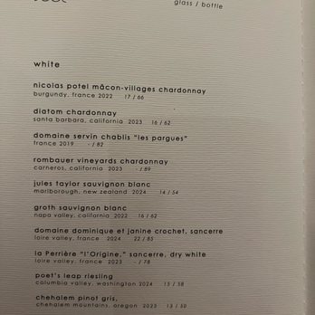 noii sushi - Wine menu - Sushi Bars Near Me - Kirkland, Washington noii sushi - Wine menu - Sushi Bars Near Me - Kirkland, Washington