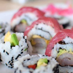 Finca Makaleha Kauai - Sushi with fresh caught fish and avo.