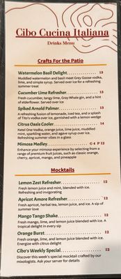 Menu photo 8 Cibo Cucina Italiana Plano, TX Menu photo 8 Cibo Cucina Italiana Plano, TX