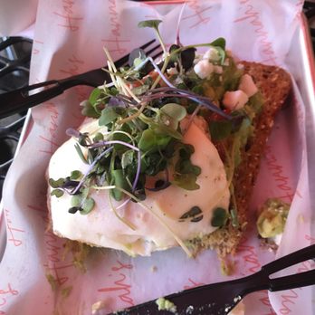 Hannah's Cafe - Avocado toast with over easy egg. - Breakfast & Brunch Near Me - Towson, Maryland