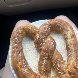 Rolling In The Dough Handmade Pretzels - Garlic parm pretzel