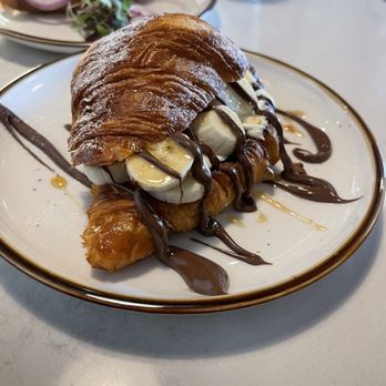 Toast & Thai - Chocolate Nutella banana croissant - Desserts Near Me - El Segundo, California Toast & Thai - Chocolate Nutella banana croissant - Desserts Near Me - El Segundo, California