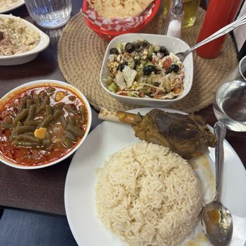 Dimond Halal Eatery - Fasoli- green bean lamb stew with rice - Halal Near Me - Oakland, California Dimond Halal Eatery - Fasoli- green bean lamb stew with rice - Halal Near Me - Oakland, California