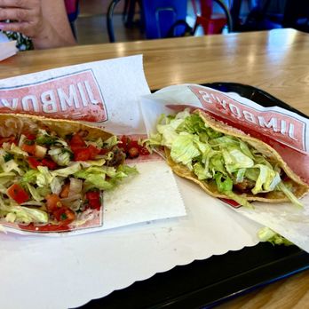 Jimboy's Tacos - Two steak and one carnitas taco - Mexican Near Me - Reno, Nevada