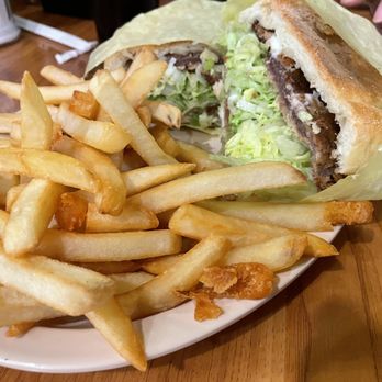 El Merendero - Torta and thick cut French fries. - Mexican Near Me - Pomona, California El Merendero - Torta and thick cut French fries. - Mexican Near Me - Pomona, California