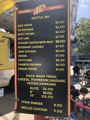 Menu photo 3 Al's Gourmet Sausages Seattle, WA