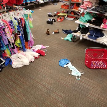 Target - Taken Aug 2, 2018. Typical of how this store operates.  No floor walkers, no one keeping it clean.  Disorganized. Trash on the floors. - Department Stores Near Me - San Francisco, California