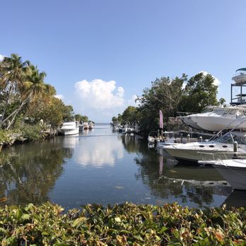 Buzzard's Roost Grill & Pub - View when seated outside - Seafood Near Me - Key Largo, Florida