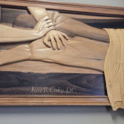 Cooley Chiropractic - Wooden art. Wow