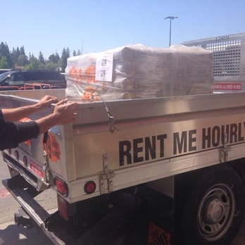 The Home Depot - Renting the truck and they hooked us up with a wrapped pallet of concrete! - Nurseries & Gardening Near Me - Carmichael, California The Home Depot - Renting the truck and they hooked us up with a wrapped pallet of concrete! - Nurseries & Gardening Near Me - Carmichael, California