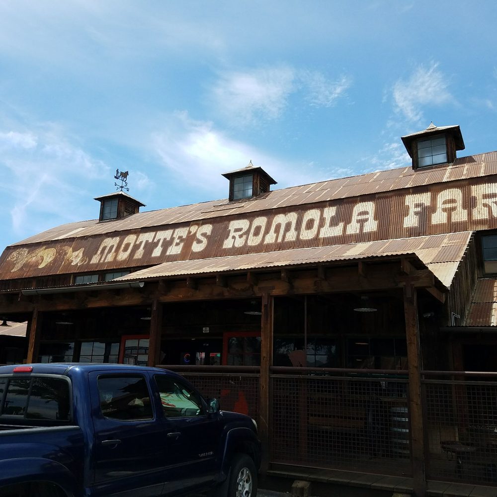 Large barn structure houses the classic cars. Large barn structure houses the classic cars.