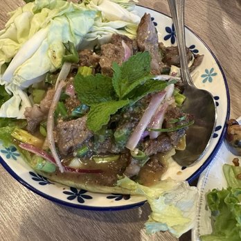 Thai Nakorn Restaurant - Nam Namtok Salad - Thai Near Me - Stanton, California