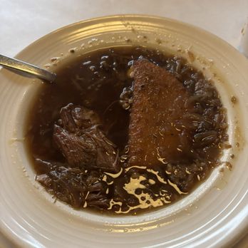 The Left Bank - Vidalia onion soup with short rib and fried mozzarella - New American Near Me - Buffalo, New York