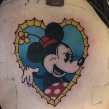True Fit Tattoo - Minnie done by John Blaze! - Tattoo Near Me - San Diego, California True Fit Tattoo - Minnie done by John Blaze! - Tattoo Near Me - San Diego, California