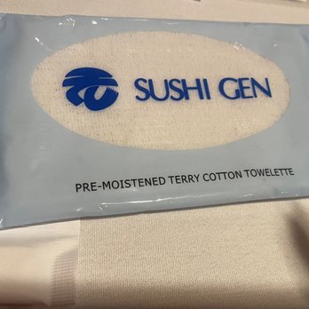 Sushi Gen - Hand wipes to clean your hands before eating. - Sushi Bars Near Me - Los Angeles, California Sushi Gen - Hand wipes to clean your hands before eating. - Sushi Bars Near Me - Los Angeles, California