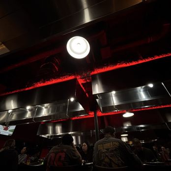 MGD Korean BBQ - Very clean Dining area ceiling fire lighting decor. - Korean Near Me - Los Angeles, California MGD Korean BBQ - Very clean Dining area ceiling fire lighting decor. - Korean Near Me - Los Angeles, California