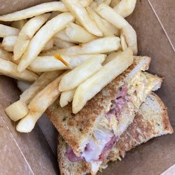 Greenhouse Cafe - Reuben Sandwich and French fries