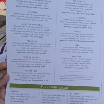 Vinaigrette - Menu - Salad Near Me - Albuquerque, New Mexico