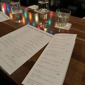 Damn the Weather - Cocktail Bars Near Me - Seattle, Washington Damn the Weather - Cocktail Bars Near Me - Seattle, Washington