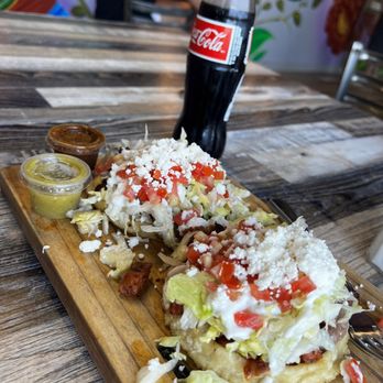Tacos Madre - Sopes de pollo and carnitas - Mexican Near Me - Costa Mesa, California Tacos Madre - Sopes de pollo and carnitas - Mexican Near Me - Costa Mesa, California