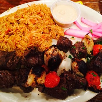 Afrah Restaurant - Beef & lamb kabob - Mediterranean Near Me - Richardson, Texas