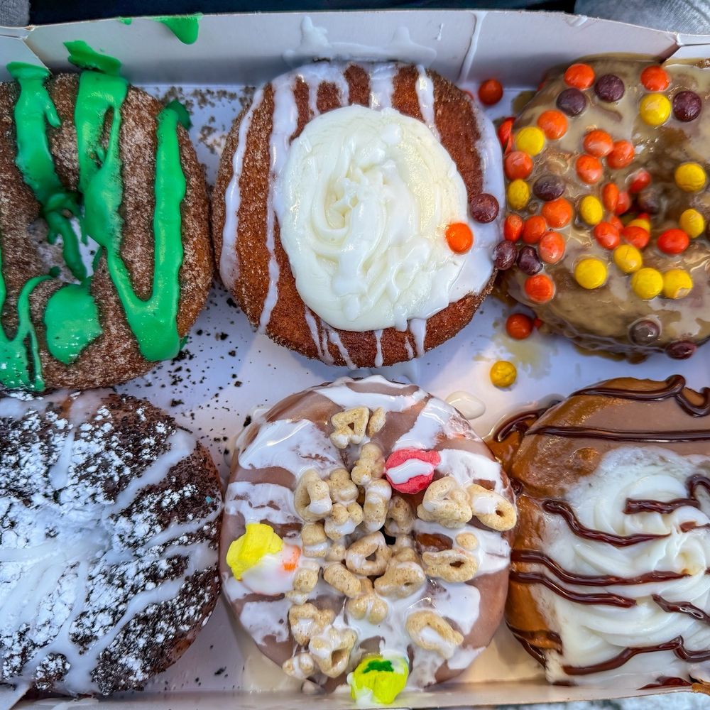 1/2 dozen donuts