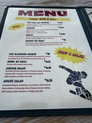 Menu photo 3 7800 Bar & Grill Kirkwood, CA Menu photo 3 7800 Bar & Grill Kirkwood, CA
