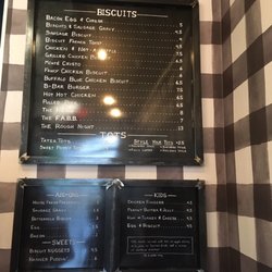 The Biscuit Bar - Menu
