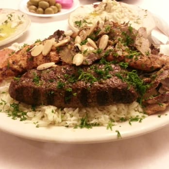 Al Basha Cuisine  - Combo Platter - Middle Eastern Near Me - Palos Heights, Illinois