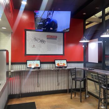 The Buffalo Spot - Long Beach - Lobby/Order Area, 2 of 3 Kiosks. - Chicken Wings Near Me - Long Beach, California The Buffalo Spot - Long Beach - Lobby/Order Area, 2 of 3 Kiosks. - Chicken Wings Near Me - Long Beach, California