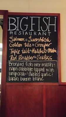 Menu photo 8 Big Fish Restaurant & Bar Orange Beach, AL