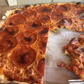 By The Chef Pizza - NY Pepperoni, slice of the thick crust - Pizza Near Me - Lakeland, Florida By The Chef Pizza - NY Pepperoni, slice of the thick crust - Pizza Near Me - Lakeland, Florida