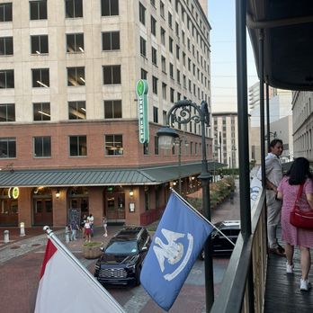 Ernst Cafe - View from the wraparound balcony - Cajun/Creole Near Me - New Orleans, Louisiana