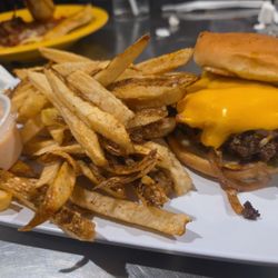 Marty's Family Restaurant - Bacon cheeseburger and fresh cut