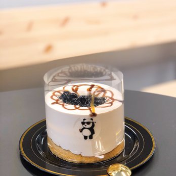 Yan Tea - Boba Cano-Cake | chiffon cake topped with runny milk foam and brown sugar boba! (there's more boba inside the cake) - Bubble Tea Near Me - Seattle, Washington Yan Tea - Boba Cano-Cake | chiffon cake topped with runny milk foam and brown sugar boba! (there's more boba inside the cake) - Bubble Tea Near Me - Seattle, Washington